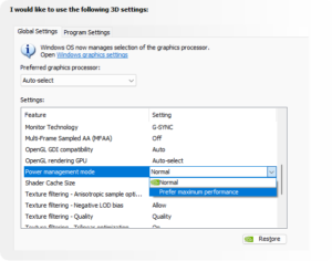 Adjust Power Settings for Maximum Performance