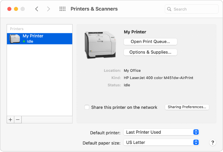 Delete and Re-add the Printer