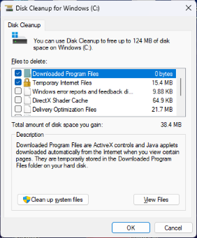 Disk Cleanup