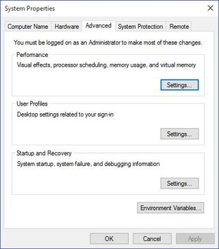 Manage Virtual Memory (Paging File)